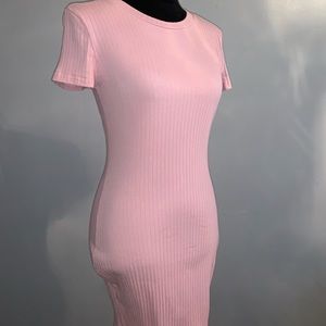 Simple pink dress from Shein